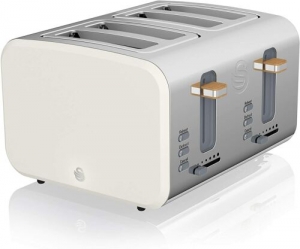 Rt48855 4 Slice Nordic Style Toaster White