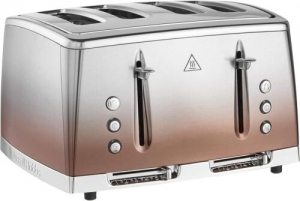 Russell Hobbs Toaster 4 Slice , Fast Toasting, Copper Sunset, Eclipse 25143