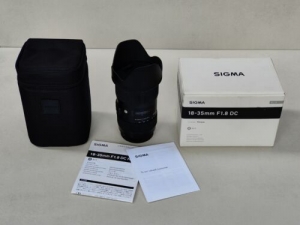Sigma 18-35mm F1.8 Dc Hsm Lens: Canon - A Grade
