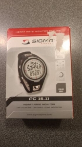 sigma pc 15.11 heart rate monitor watch with chest strap black
