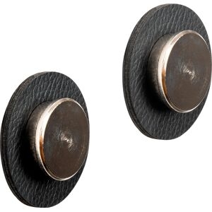 Silwy Magnetic Smart Pins With Metal Nano-gel Pads - Black - 2 Pack