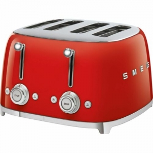 Smeg 50s Retro-style 4 Slice Toaster In Red