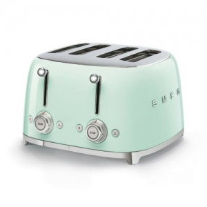 Smeg 50s Retro-style 4 Slice Toaster In Pastel Green