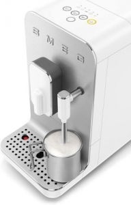 smeg bean to cup coffee machine white