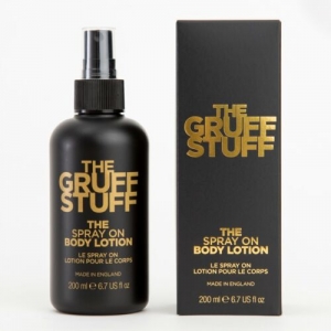 the gruff stuff the spray on body lotion 200ml clear