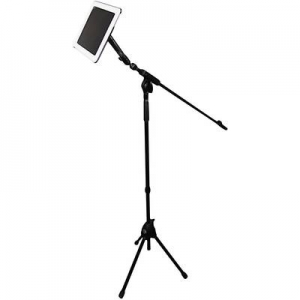 the joyfactory tournez stativ ipad mic stand holder compatible with apple series: ipad black