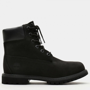 Timberland 6 Inch Premium Black Black Womens Boots