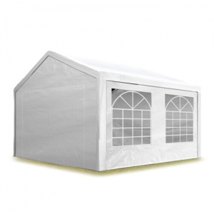 Toolport 3x4m Marquee / Party Tent, Pe 350, White - (90100)