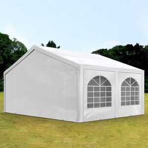 Toolport 5x5m Marquee / Party Tent, Pe 450, White - (91113)