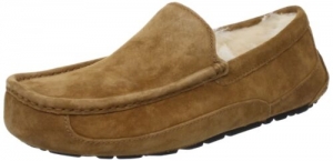 ugg men's ascot mens sheepskin slippers - - size: 9 brown uomo
