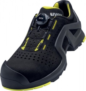 uvex 6568 6568244 safety shoes s1p shoe size (eu): 44 /yellow 1 pair black