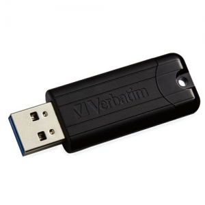 Verbatim Pinstripe 3.0 - Usb 3.0 Drive 128gb – - Black (49319)