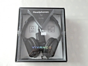 Vivanco Tv Comfort 70 5.0m Left & Right Inline Volume Control Headphones Overear