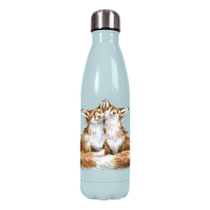 wrendale designs 'contentment' fox 500ml water bottle uomo
